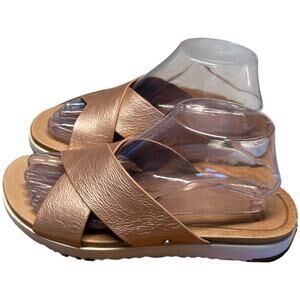 UGG Women's Sandals in Metallic Rose Gold